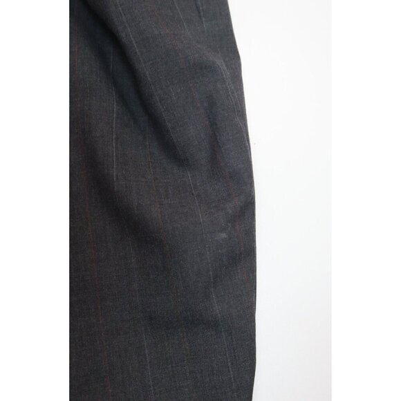 MEN'S GRAY STRIPED BLAZER SUIT JACKET - EVAN PICONE - SIZE 40L - Picture 6 of 7